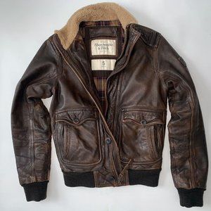 Abercrombie & Fitch | Millers Falls Leather Jacket | Small